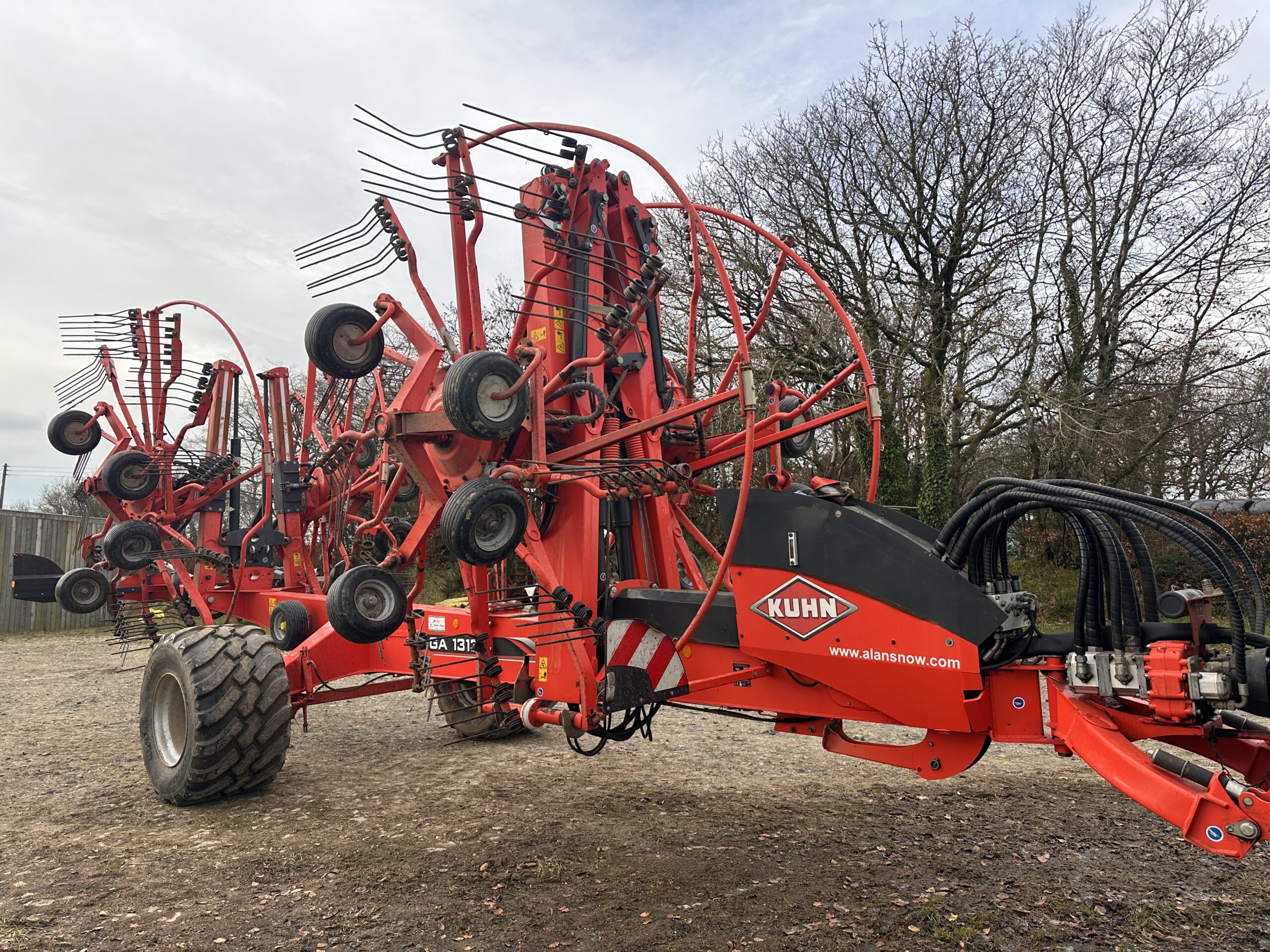 Kuhn GA13131 - 4 rotor rake - 2018